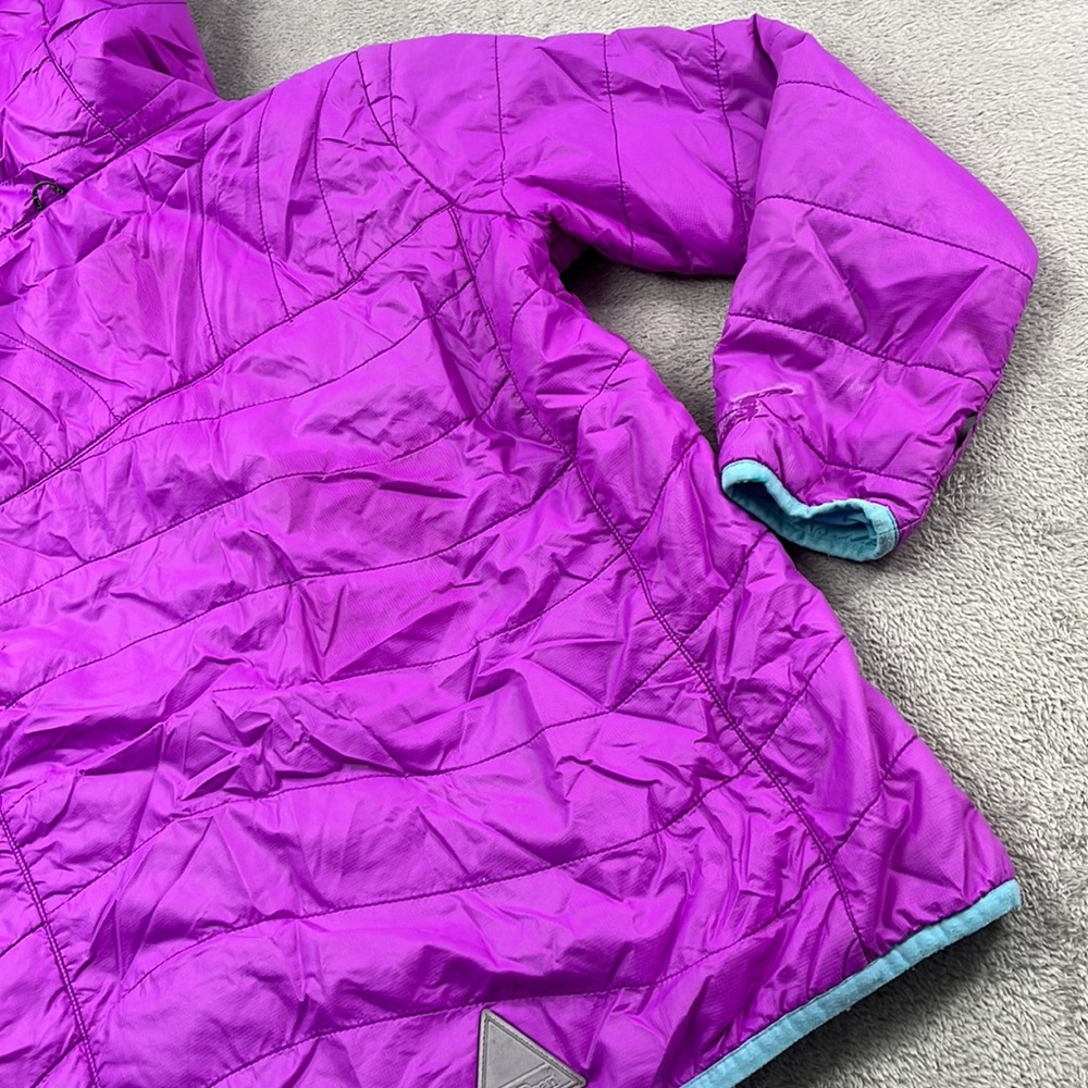 LL Bean 14/16 Purple Blue Lightweight Full Zip Hooded Jacket - Picture 12 of 16